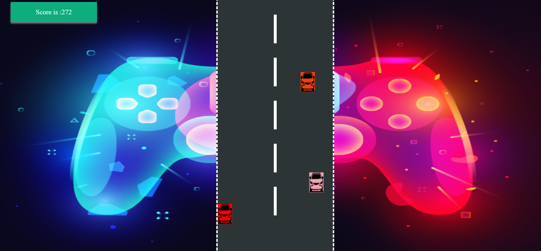 Car Racing Game – Pure JavaScript Fun